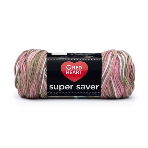 Pink Camo Super Saver Yarn E300B