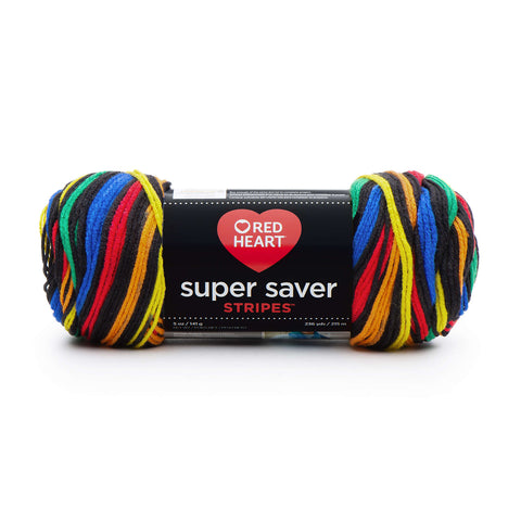 Primary Stripes Super Saver Yarn E300B-3954