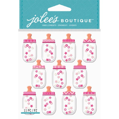 Baby Girl Bottles Shaker Stickers E50-21933