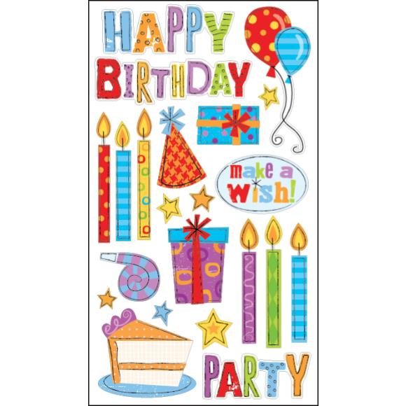 Birthday Party Stickers E5200761