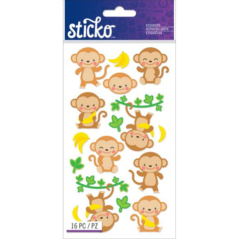Dancing Monkeys Stickers E5201277