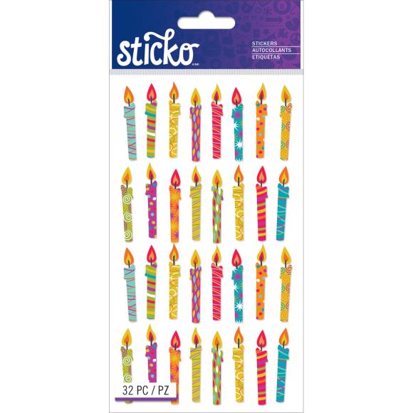 Birthday Candles Stickers E5201279