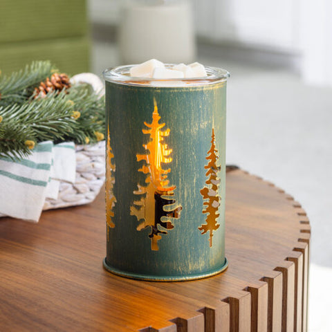 Golden Pines Vintage Bulb Illumination Fragrance Warmer EBGPN