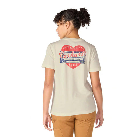 Womens' Irvine Relaxed Heritage Heart T-Shirt 107534