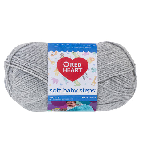 Elephant color Red Heart yarn.