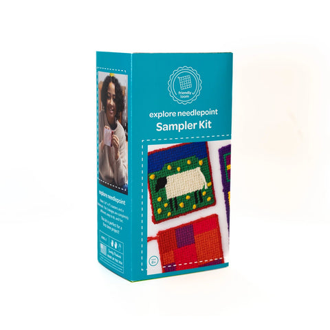 Friendly Loom Needlepoint Sampler Kit package