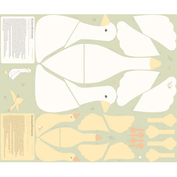 Silly Goose Flannel Craft Panel F27782-11