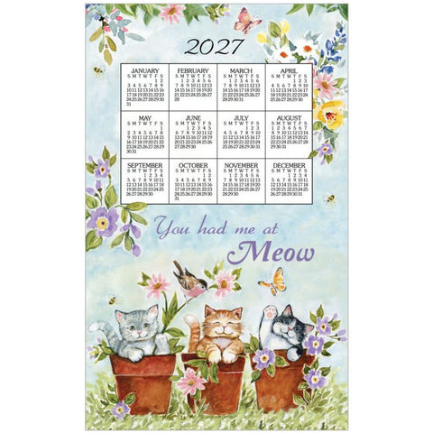 sweet kitties, 2027 Calendar Towels
