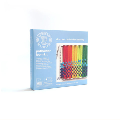 Friendly Loom potholder loom kit package