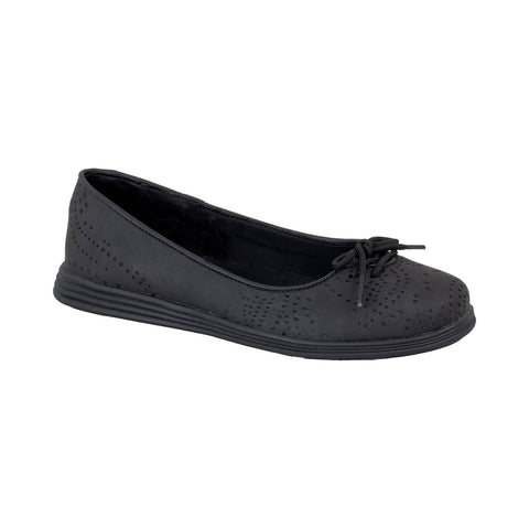 Women's Slip-On Black Dress Shoe FS5510