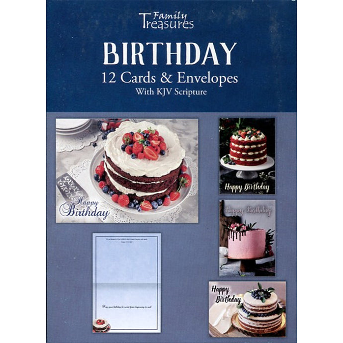 Cakes Birthday Boxed Cards FT22578
