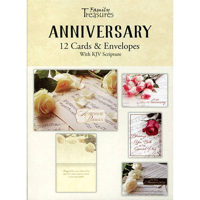 Roses Anniversary Boxed Cards FT22595