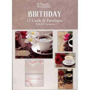 Coffee Birthday Boxed Cards FT22596