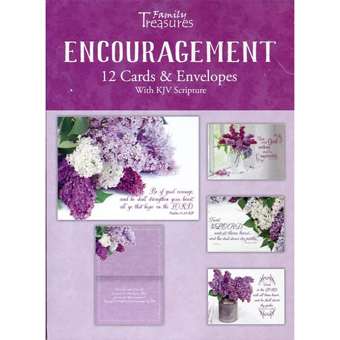 Lilacs Encouragement Boxed Cards FT22601