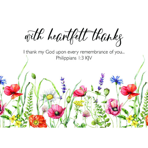Thank You - Words Of Appreciation Boxed Cards FT22850