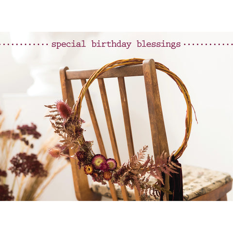 Birthday - Dried Blossoms Boxed Cards FT22853