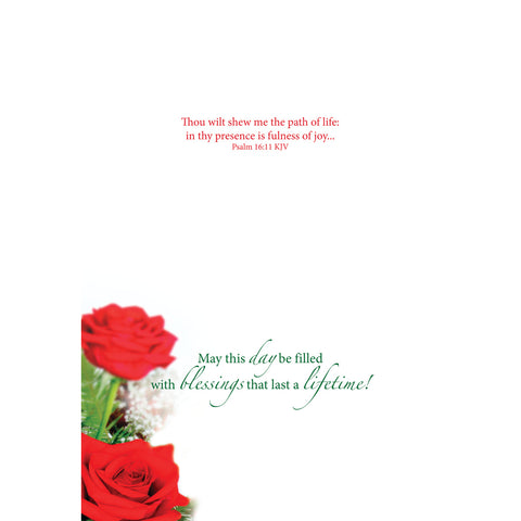 Wedding - Rose Bouquet Boxed Cards FT22271
