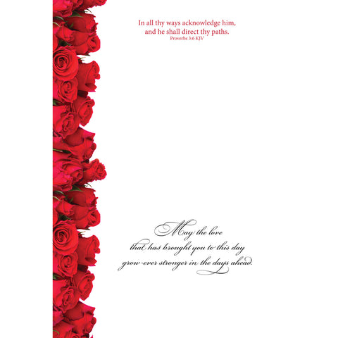 Wedding - Rose Bouquet Boxed Cards FT22271