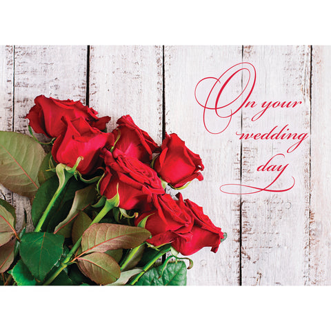 Wedding - Rose Bouquet Boxed Cards FT22271