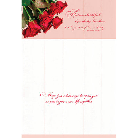 Wedding - Rose Bouquet Boxed Cards FT22271