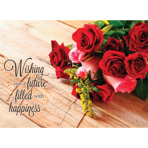Wedding - Rose Bouquet Boxed Cards FT22271