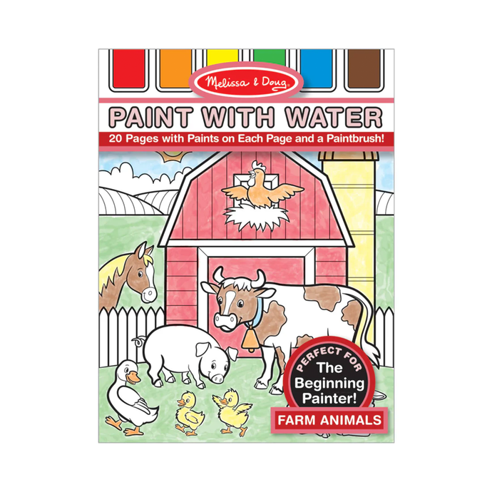 Farm Animals Paint with Water Kids' Art Pad 4165 A