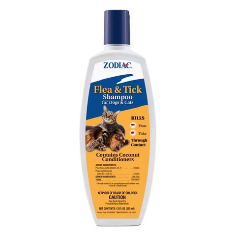 Flea & Tick Shampoo for Dogs & Cats 12 oz. 100505847
