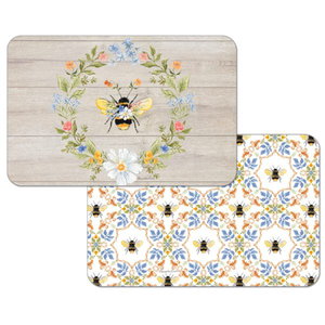 floral bee placemat