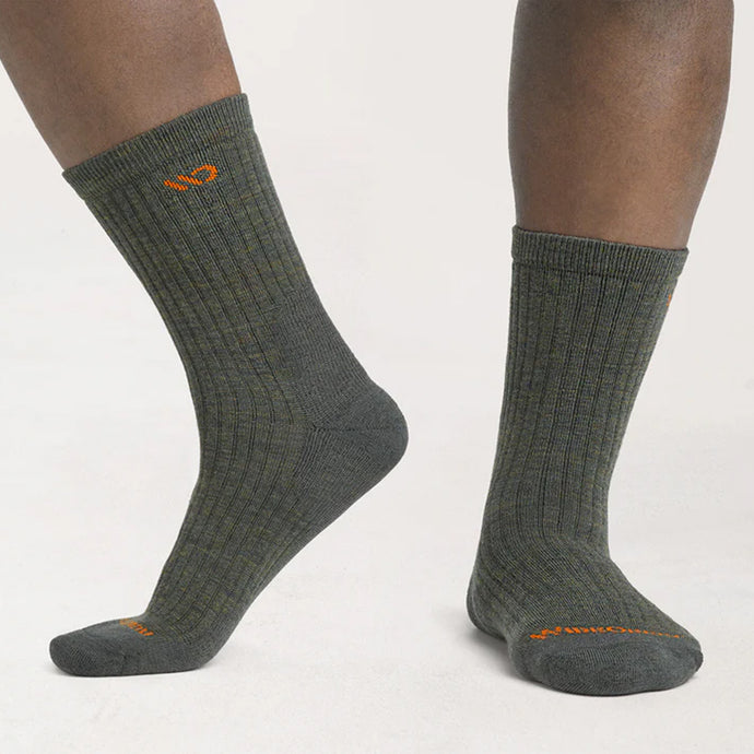 Forest Men�s Solid Cushioned Micro Crew Socks 9001