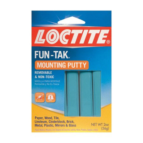 Fun-Tak Light Strength Putty Mounting Putty 2 Oz