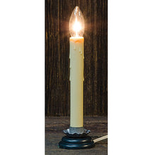 Antiqued Electric Country Candle Lamp 7-inch size