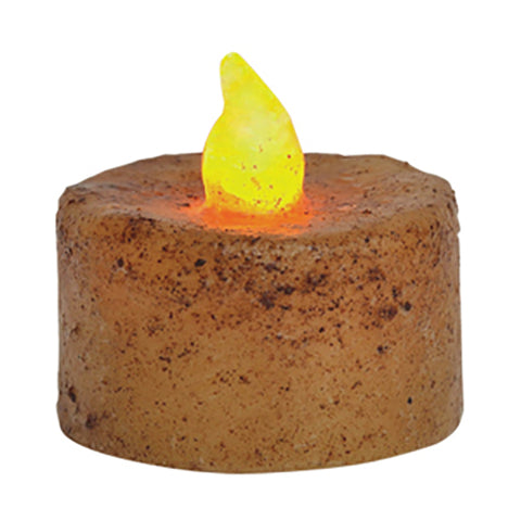 Burnt Ivory LED Tealight G84036