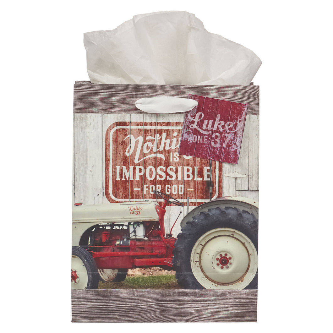 Front of Nothing Is Impossible Gift Bag GBA418