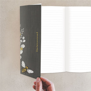 Legacy Bee Humble Bee True gratitude gatefold journal showing gatefold