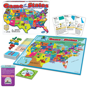 Hasbro Winning Moves Games Game of the States 1206
