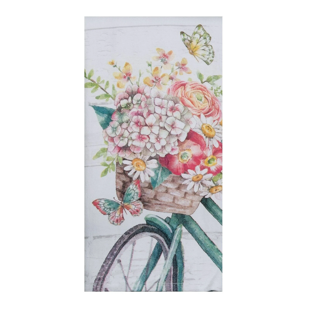 Garden Butterfly Bike Terry Towel R8107