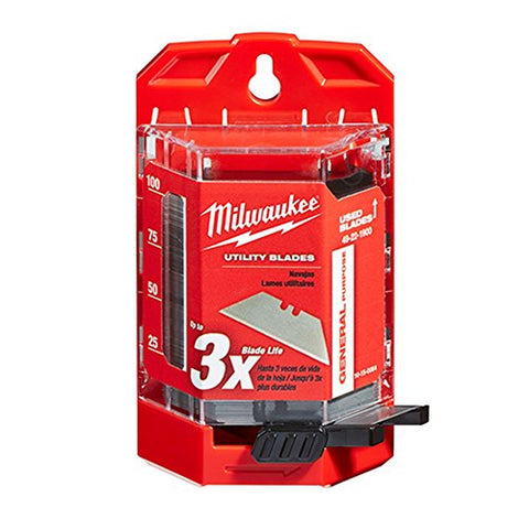 General Purpose Utility Blades with Dispenser (100-Piece)