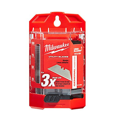 General Purpose Utility Blades with Dispenser (100-Piece)