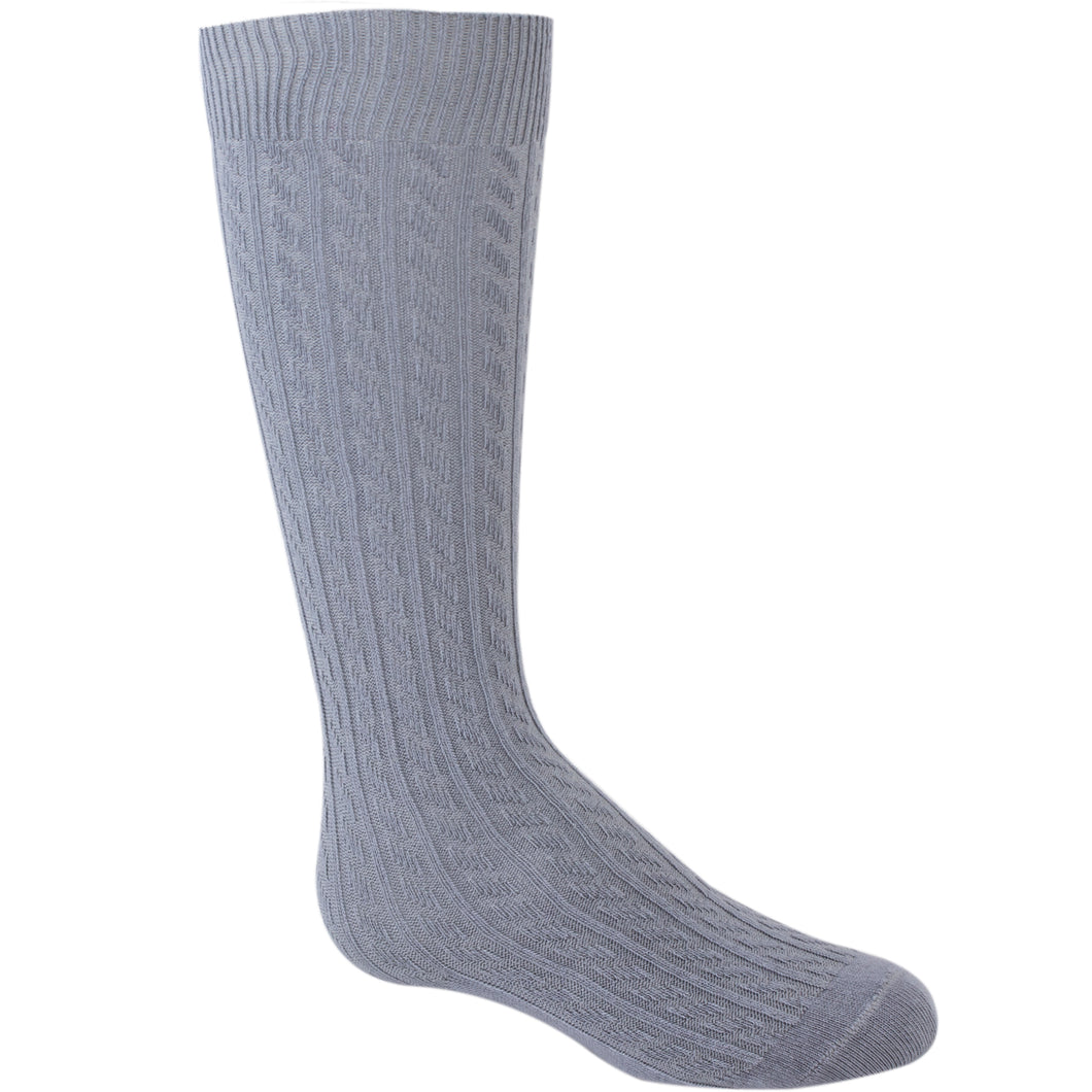 Girl's Knee High socks medium gray