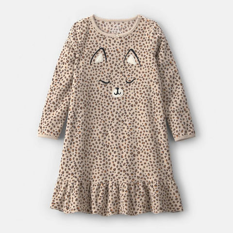 Girls's Fleece Loose Fit Nightgown 3W150810