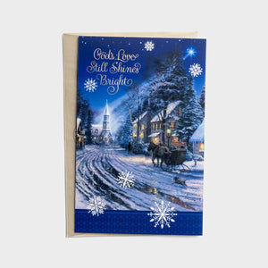 God's Love Shines Christmas Boxed Cards U2398 front of card