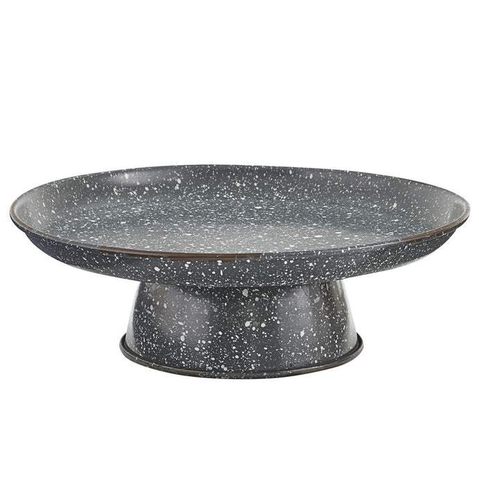 Granite Enamel Cake Pedestal Gray 065-695G