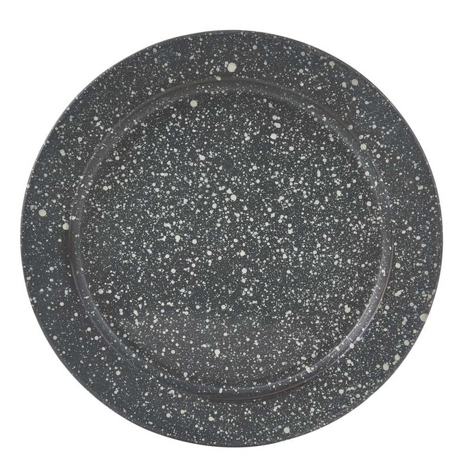 Granite Enamel Dinner Plate Gray 065-650G
