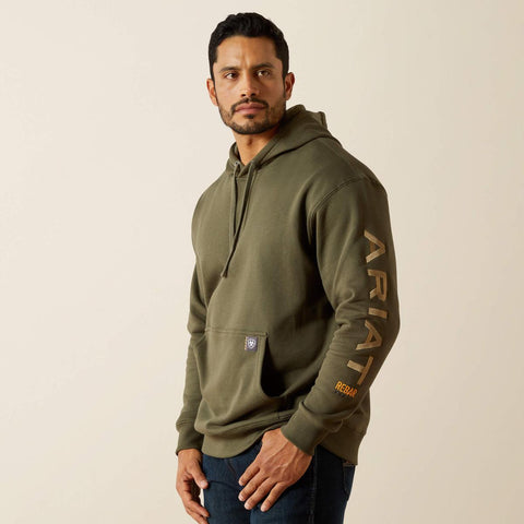 Men's Rebar Graphic Hoodie 100625 Grape Leaf