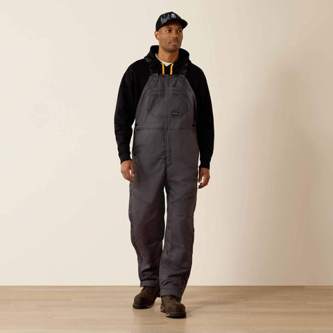 Men's Rebar DuraCanvas Stretch Insulated Bib 10036680 A