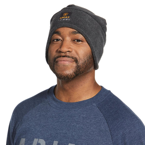Men's Rebar Charcoal 2-in-1 Beanie Work Cap 10032997 B