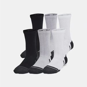 Gray Children's 6-pack Performance Tech Crew Socks 1387056