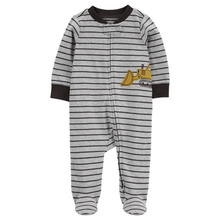 Gray Baby Boys' Fleece Footie Pajamas