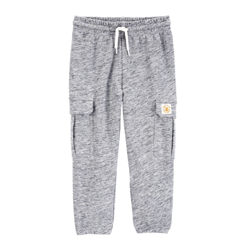 Gray Toddler Boys' Pull-on Cargo Sweatpants 2R5770