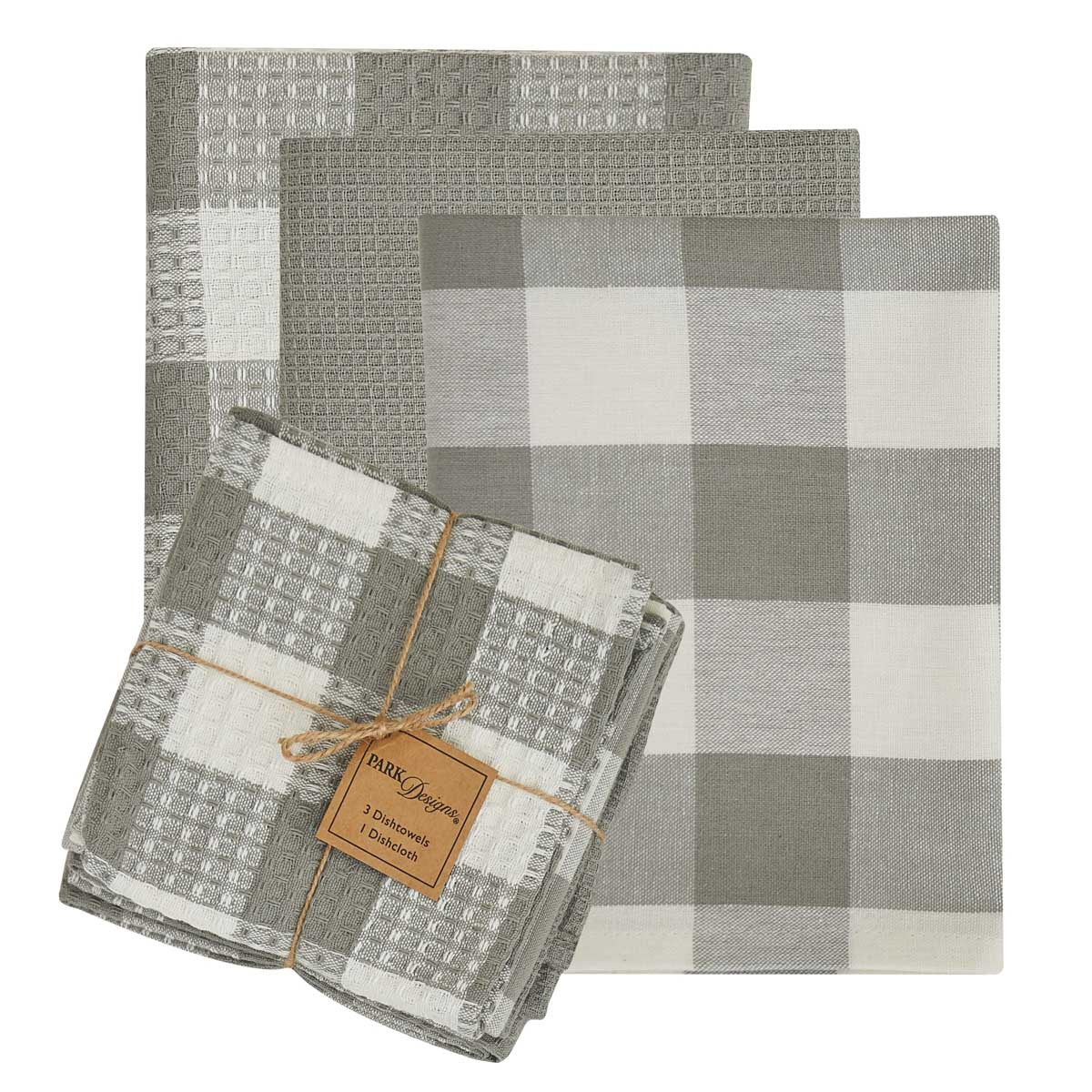 Wicklow Check Dishtowel Set - Yellow